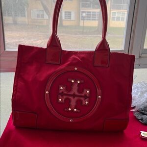 Tory Burch Cherry Red Tote